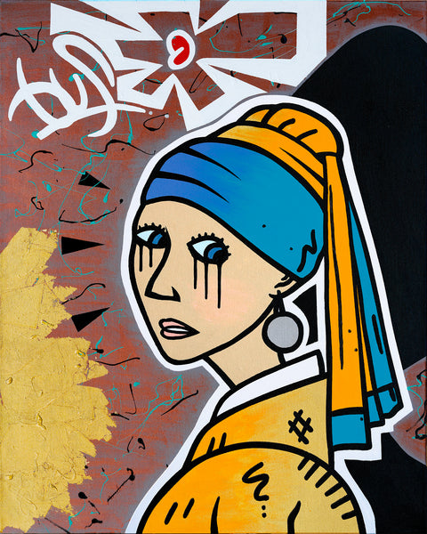 "Pearl with the Girl Earring" GusColors Print
